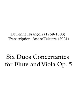 Six Duos Concertantes for Flute and Viola - Tutti