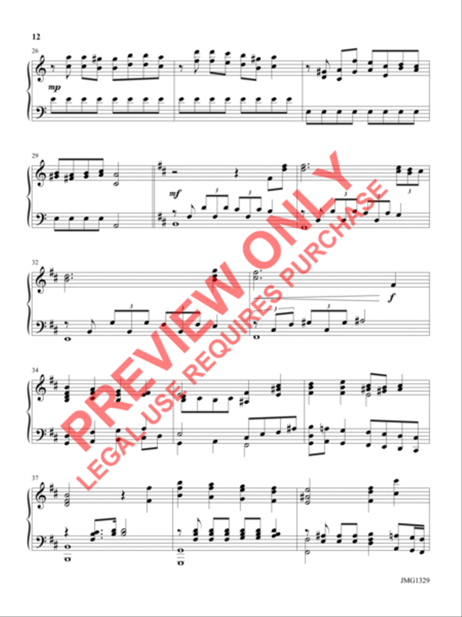 Portraits of the Passion Piano Solo scores gallery preview page 11