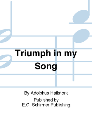 Book cover for Triumph in my Song