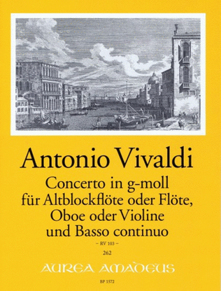 Book cover for Concerto in Gm RV103