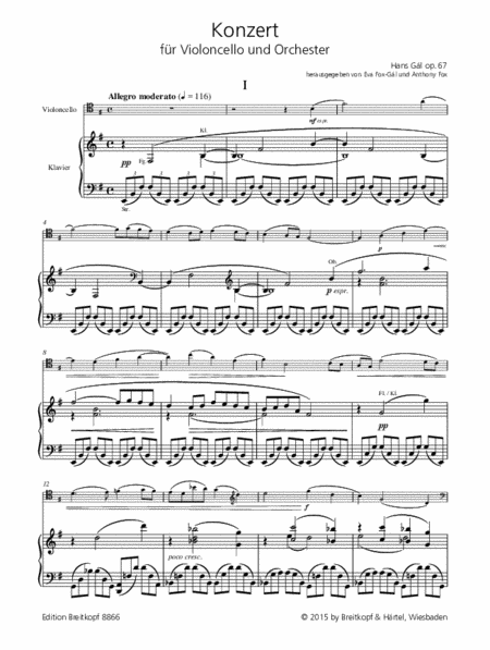 Violoncello Concerto Op. 67