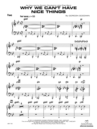 Why We Can't Have Nice Things: Piano Accompaniment
