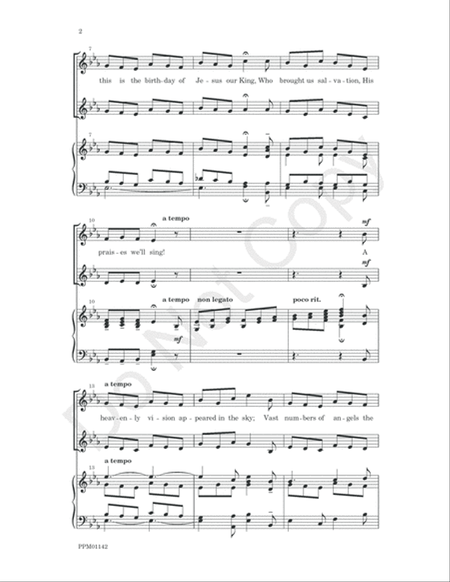 Rejoice and Be Merry SA scores gallery preview page 5
