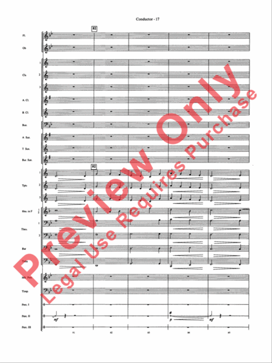 Into the Storm Concert Band scores gallery preview page 20