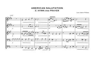 Hymn and Prayer ("AN AMERICAN SALUTATION")