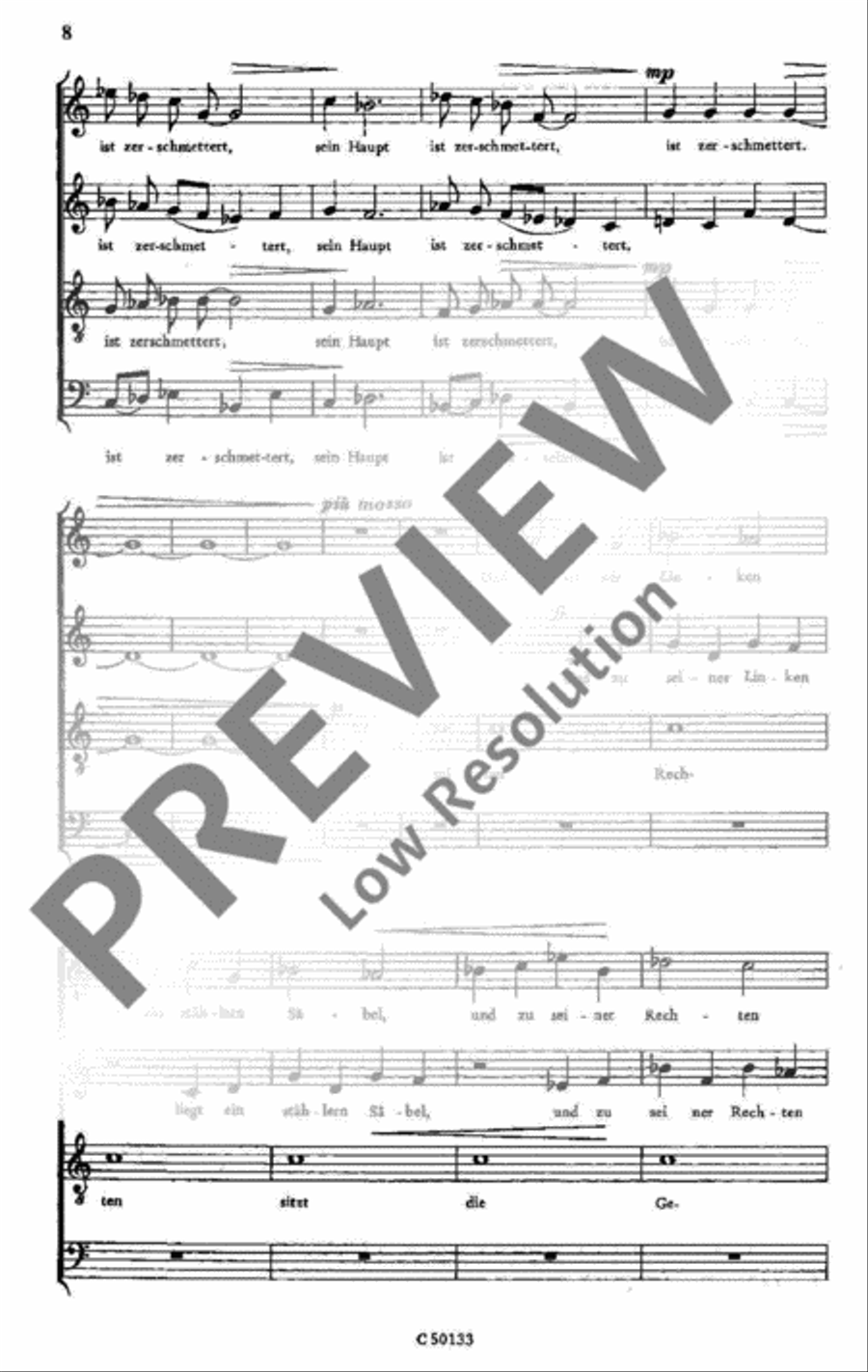 Rebellenlieder 4-Part scores gallery preview page 8