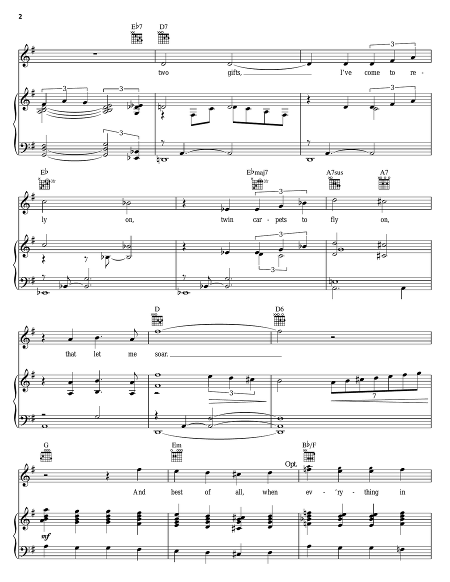 True Love And Beautiful Music Piano, Vocal, Guitar scores gallery preview page 2