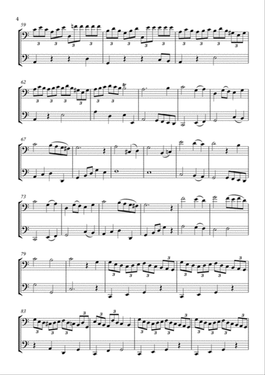 Sonata No1 Sonata No1 Woodwind Duet scores gallery preview page 4