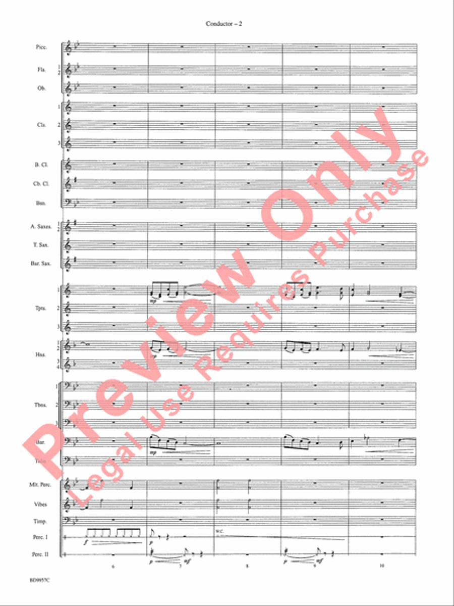 Angels, from the Realms of Glory Concert Band scores gallery preview page 5