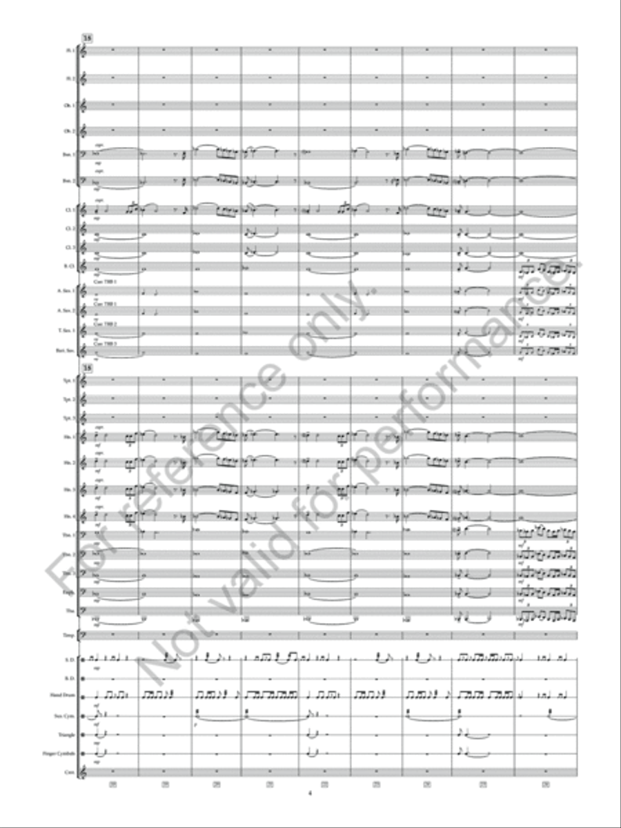 Flight Of Falcons Concert Band scores gallery preview page 6