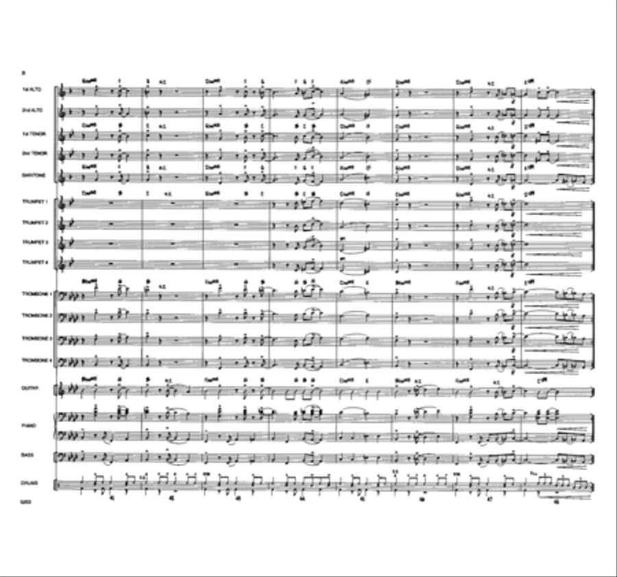 Abracadabra! Abracadabra! Jazz Ensemble scores gallery preview page 7