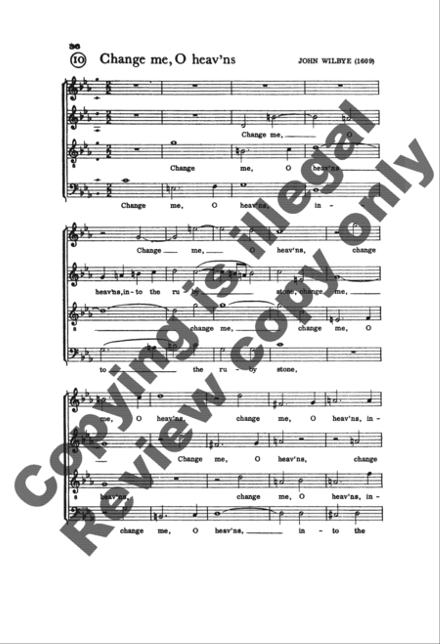 Invitation to Madrigals, Book 5 4-Part scores gallery preview page 12