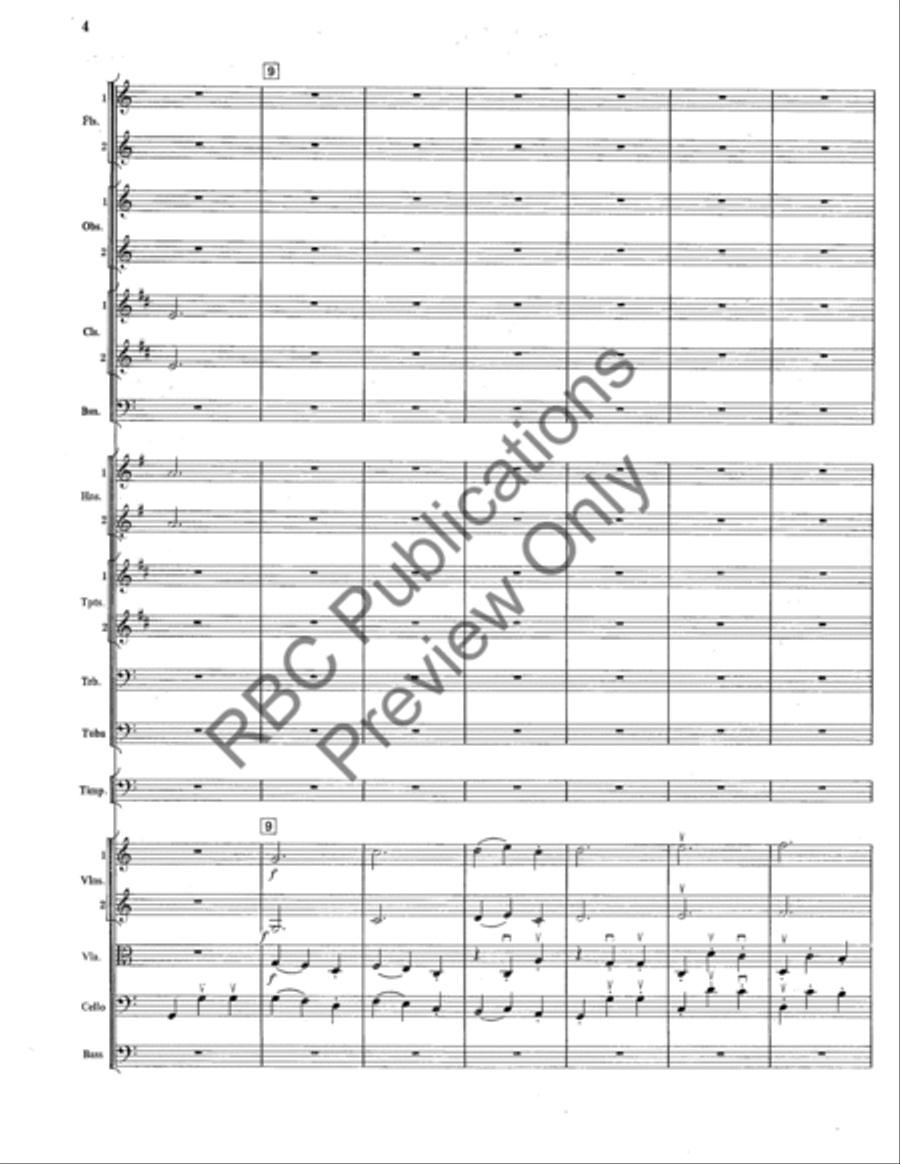 Scherzo From Serenade No. 1 (Score) Full Orchestra scores gallery preview page 5
