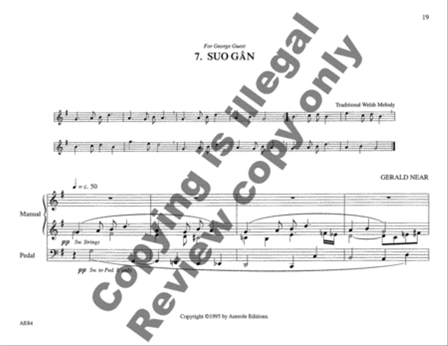 Choraleworks II Ten Chorale Preludes for Organ Organ Solo scores gallery preview page 12