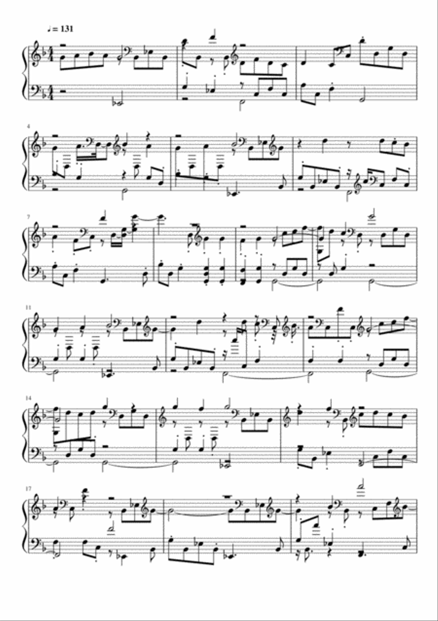 Rahim - My Dream of Imaginations Piano Solo scores gallery preview page 1