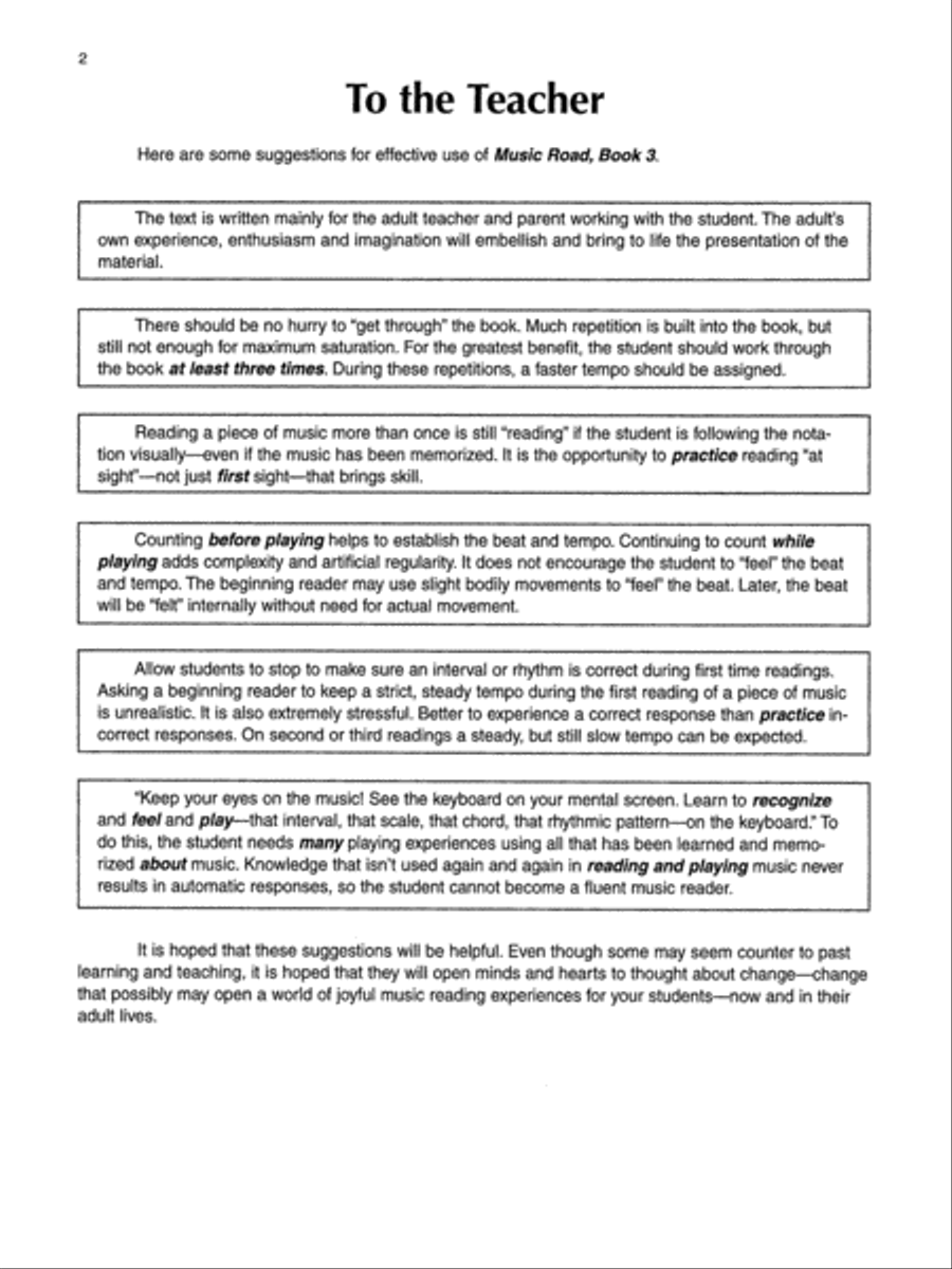 The Music Road, Book 3 Piano Solo scores gallery preview page 2