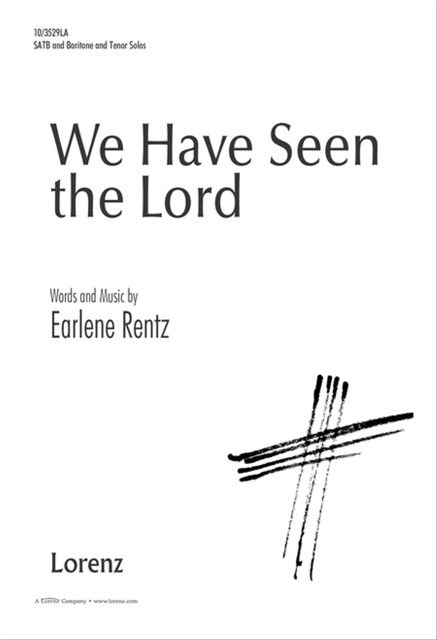 We Have Seen the Lord 4-Part scores gallery preview page 1