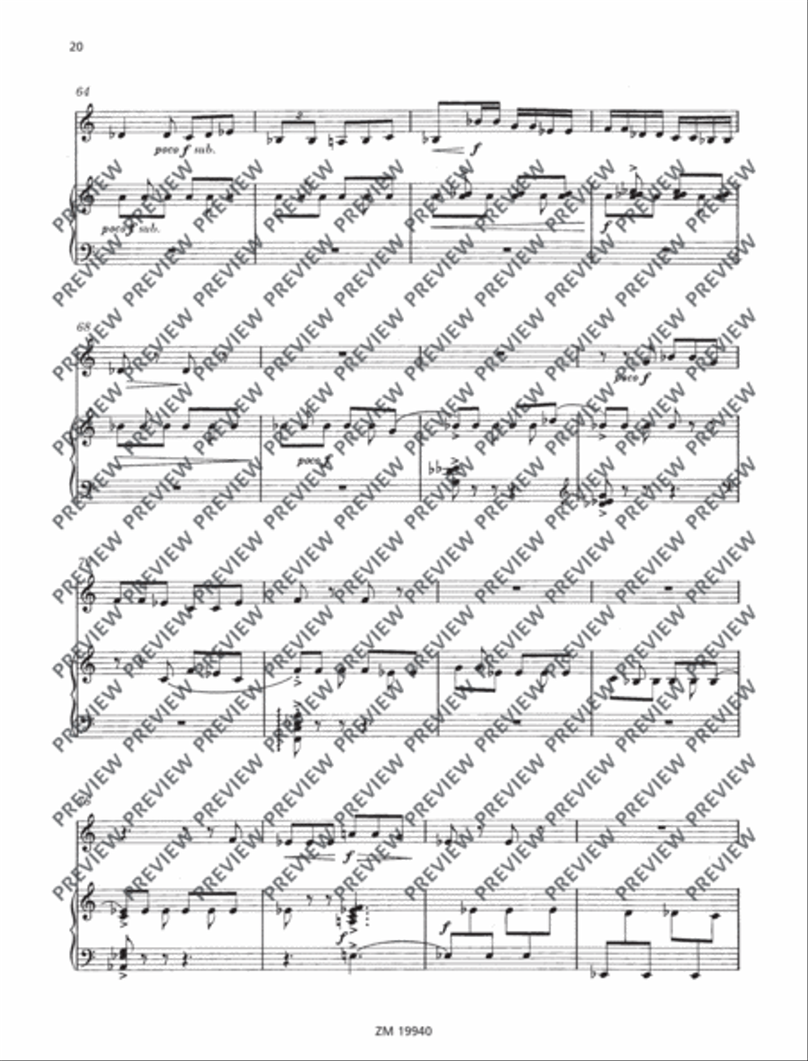 Suite Piano Accompaniment scores gallery preview page 21