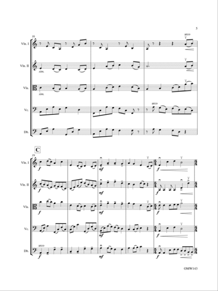 The Turtle Dove String Orchestra scores gallery preview page 5