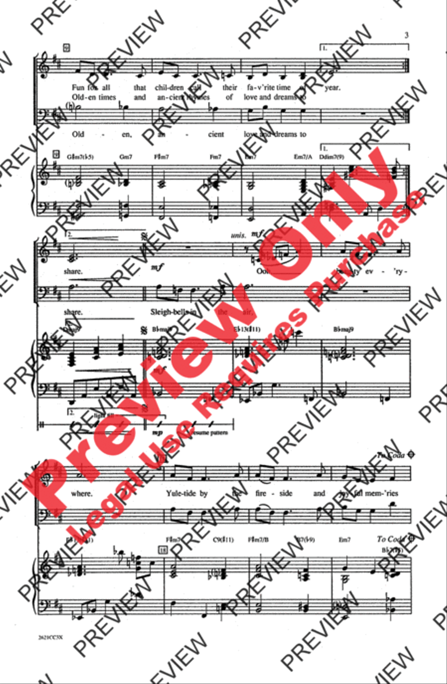 Christmas Time Is Here 3-Part scores gallery preview page 3