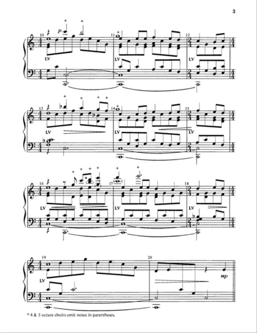 Medley on the Cross-Digital Download Handbell Choir scores gallery preview page 3