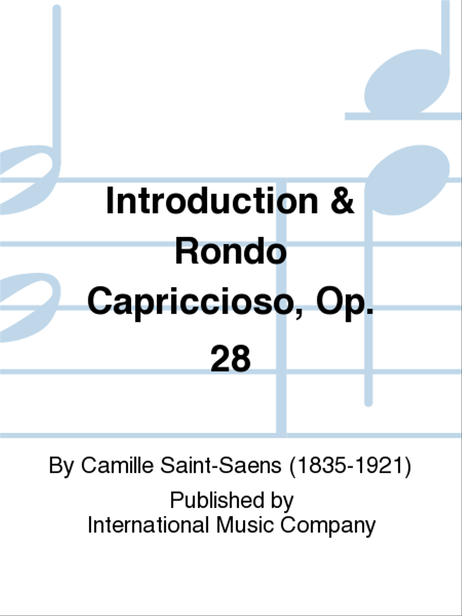 Introduction & Rondo Capriccioso, Op. 28 Violin Solo scores gallery preview page 1