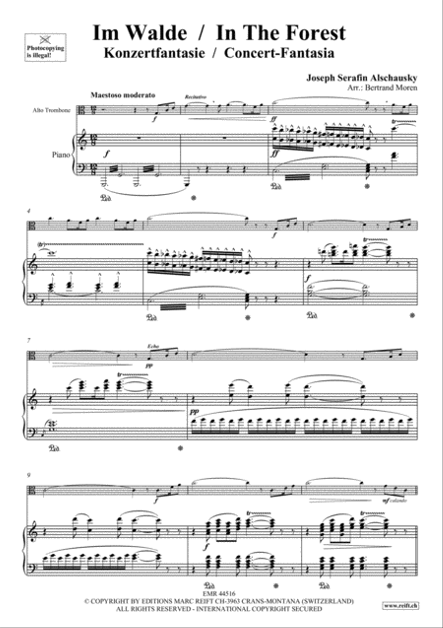 Im Walde / In The Forest Piano Accompaniment scores gallery preview page 4