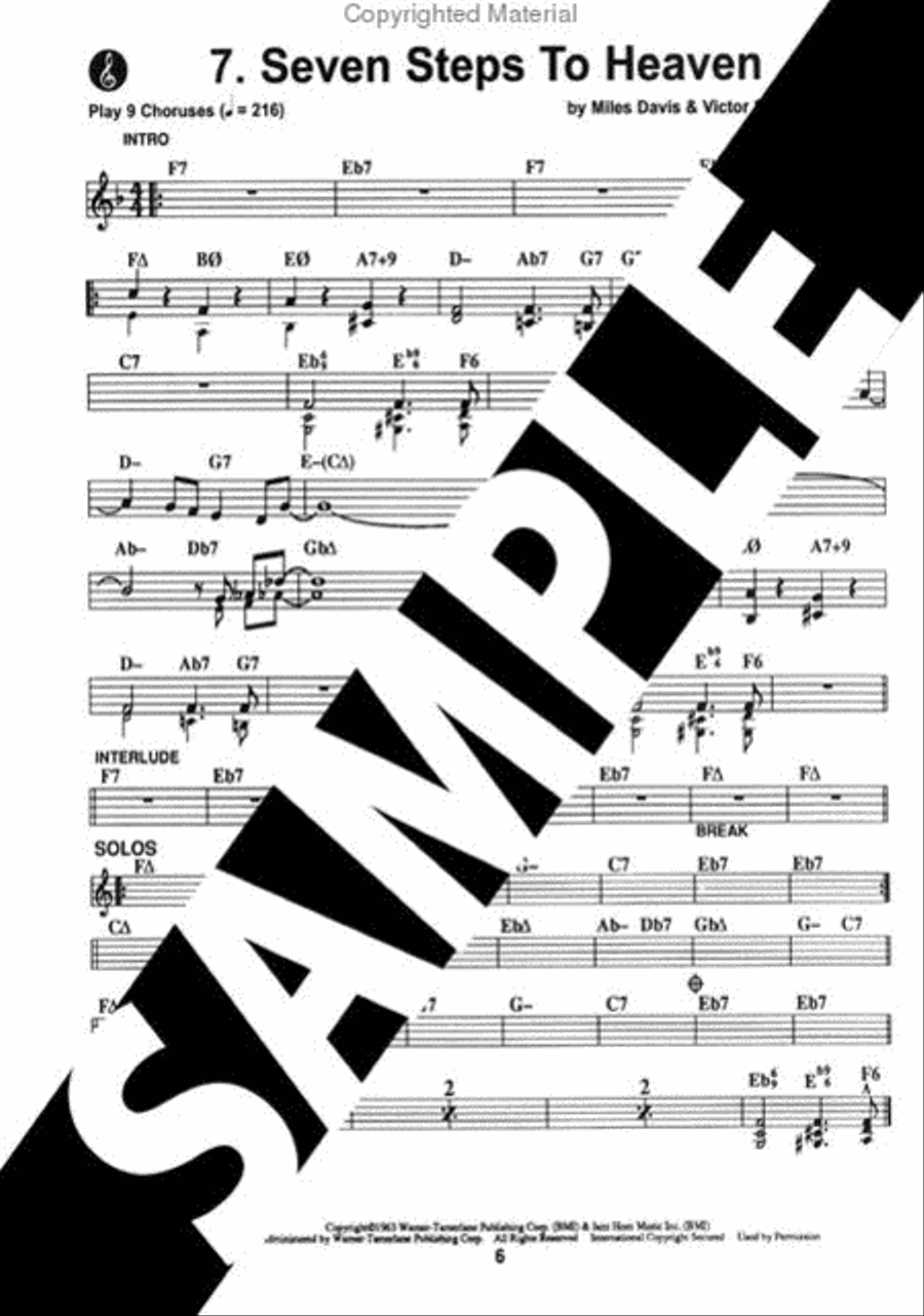 Volume 50 - The Magic Of Miles Davis B-Flat Trumpet scores gallery preview page 5
