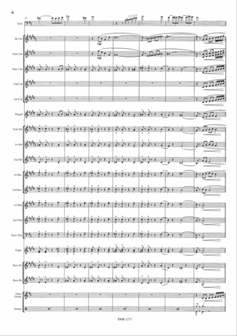 I'm Getting Sentimental Over You Brass Band scores gallery preview page 7