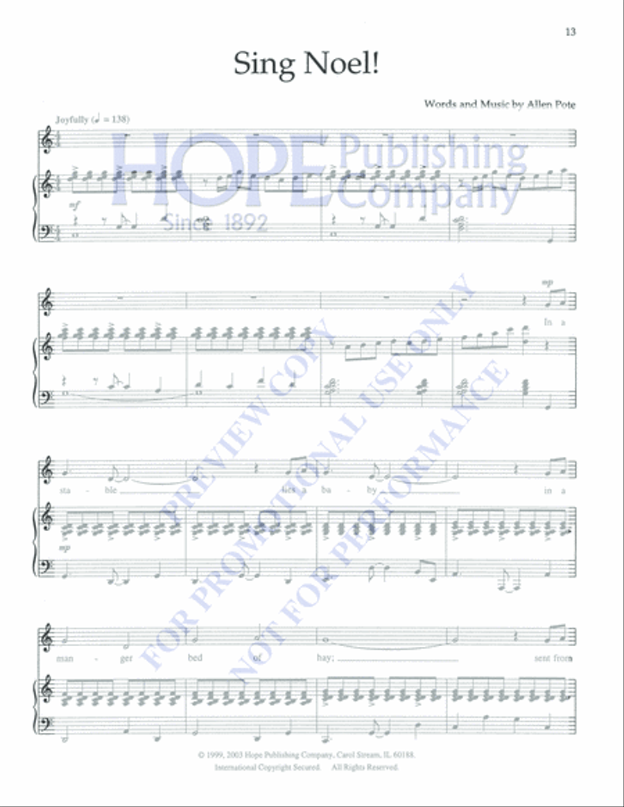 A Song of Joy Medium Voice scores gallery preview page 15