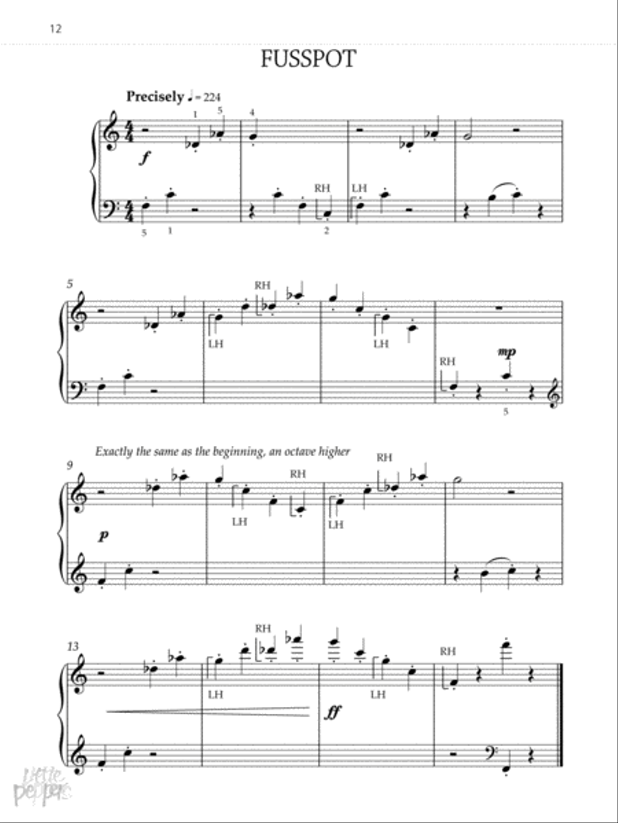 Very Easy Little Peppers Very Easy Little Peppers Easy Piano scores gallery preview page 2