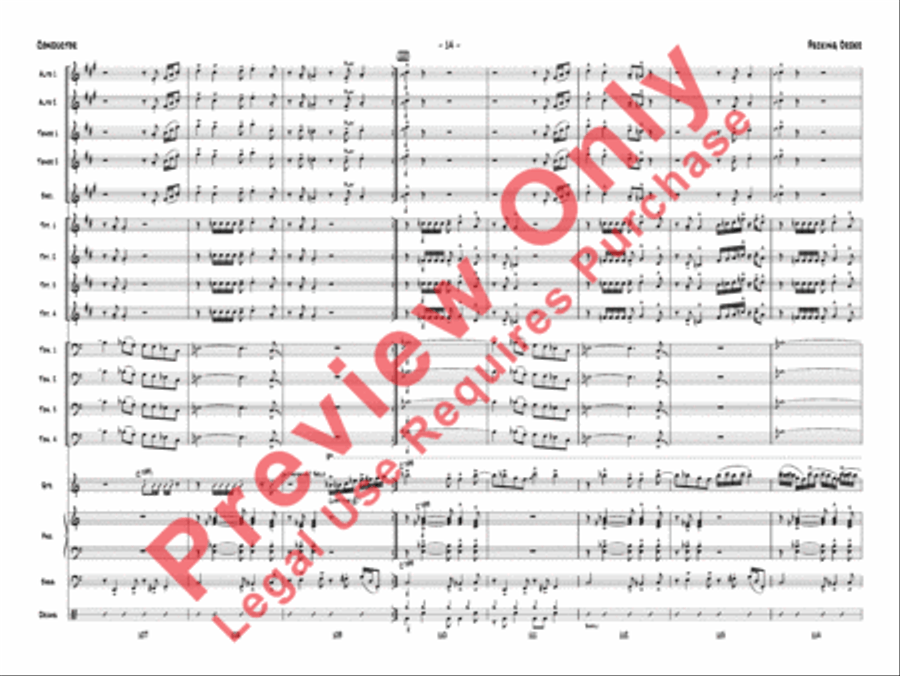 Pecking Order Jazz Ensemble scores gallery preview page 17