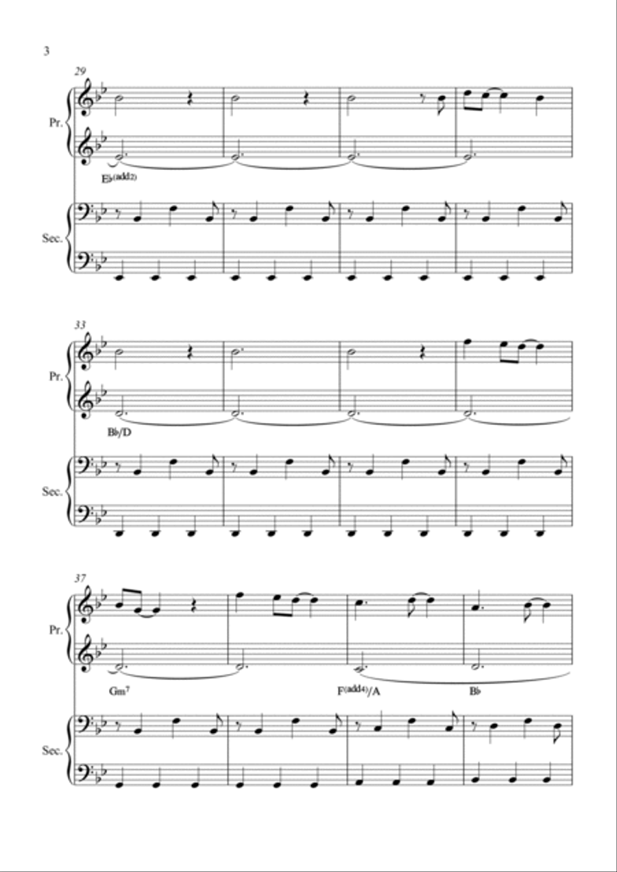 A Thousand Years 1 Piano, 4-Hands scores gallery preview page 5