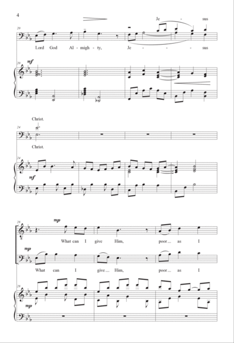 In the Bleak Midwinter In the Bleak Midwinter TB scores gallery preview page 4