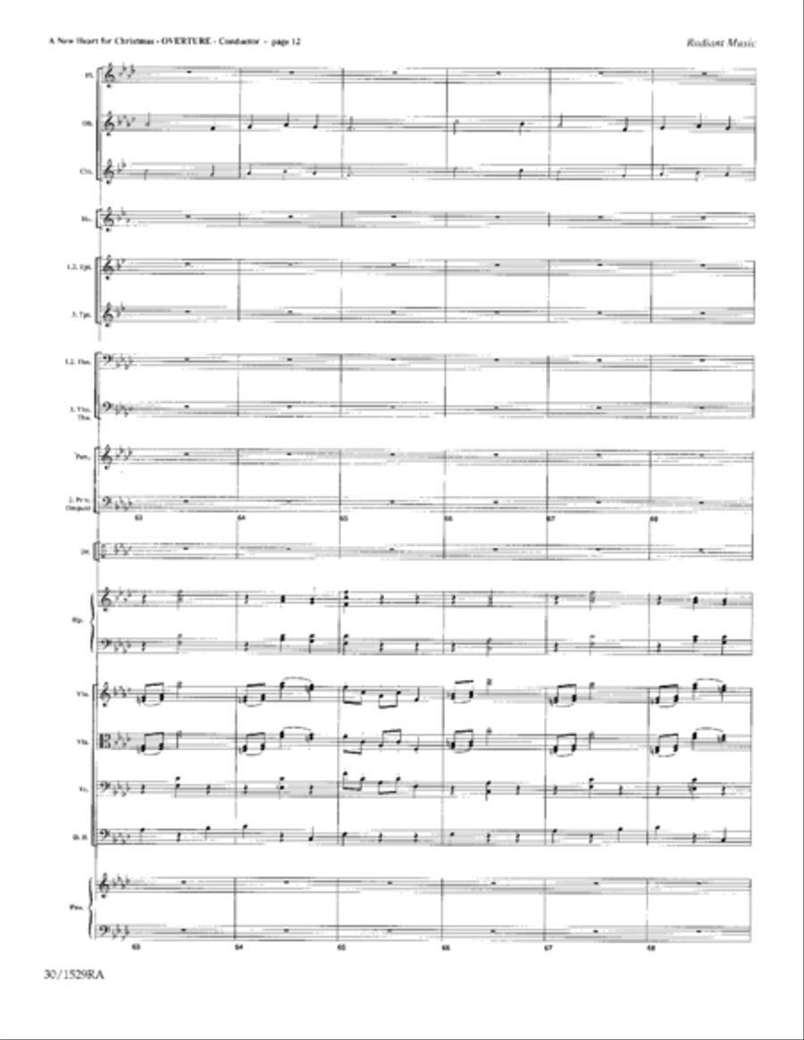 A New Heart for Christmas - Orchestration Choir scores gallery preview page 13