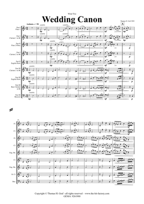 Wedding Canon - Festive Concert Piece - Wind Trio