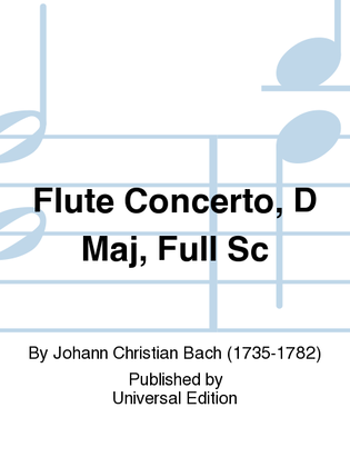 Flute Concerto, D Maj, Full Sc