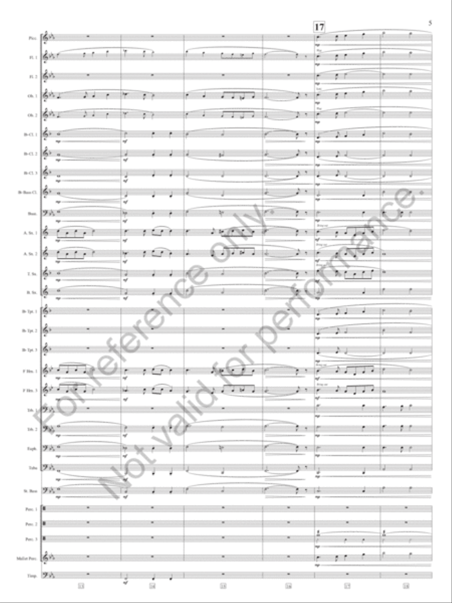 Slavonic Chorale And Dance Concert Band scores gallery preview page 6