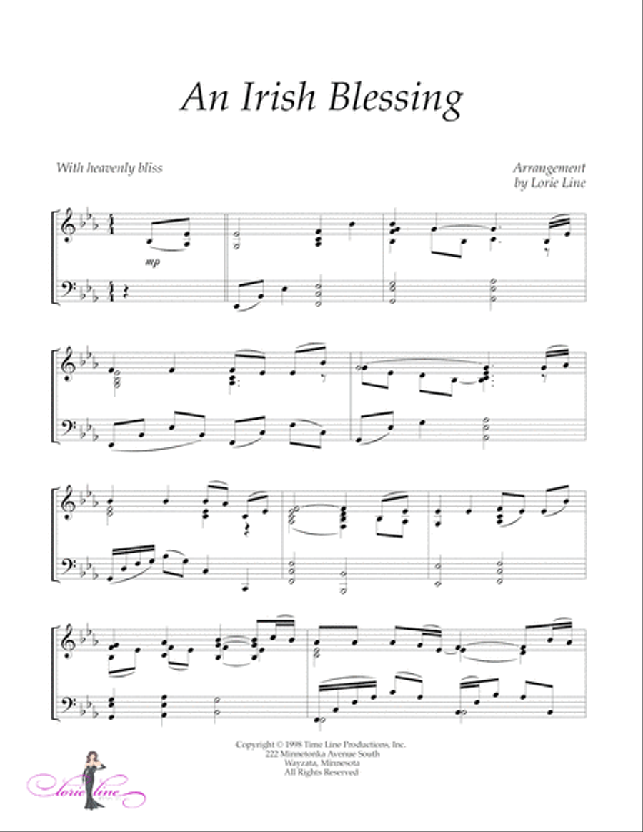 An Irish Blessing An Irish Blessing Piano Solo scores gallery preview page 2