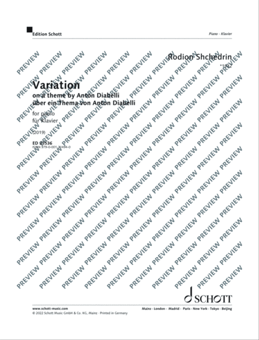 Variation Piano Solo scores gallery preview page 2