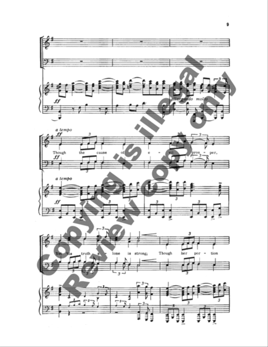 Once to Every Man and Nation TTBB scores gallery preview page 7