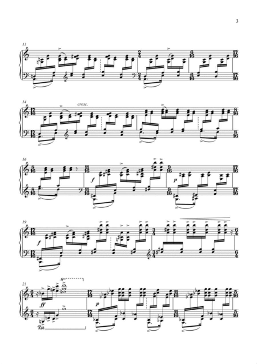 Rumba Machine Rumba Machine Piano Solo scores gallery preview page 3