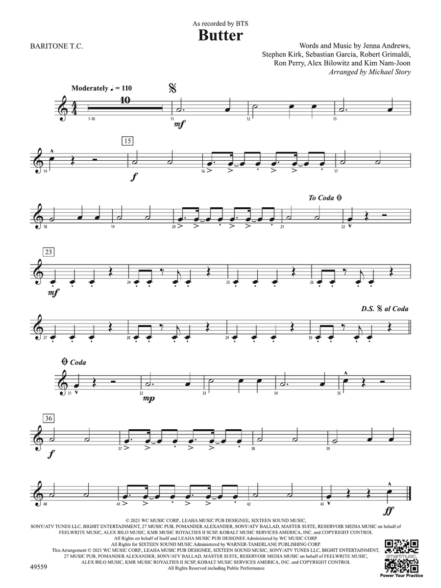 Butter: Baritone T.C.