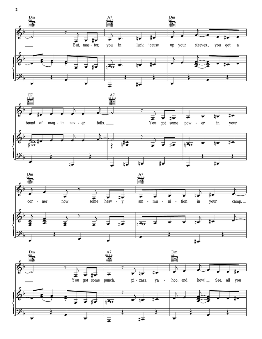 Friend Like Me (from Aladdin) Guitar scores gallery preview page 2