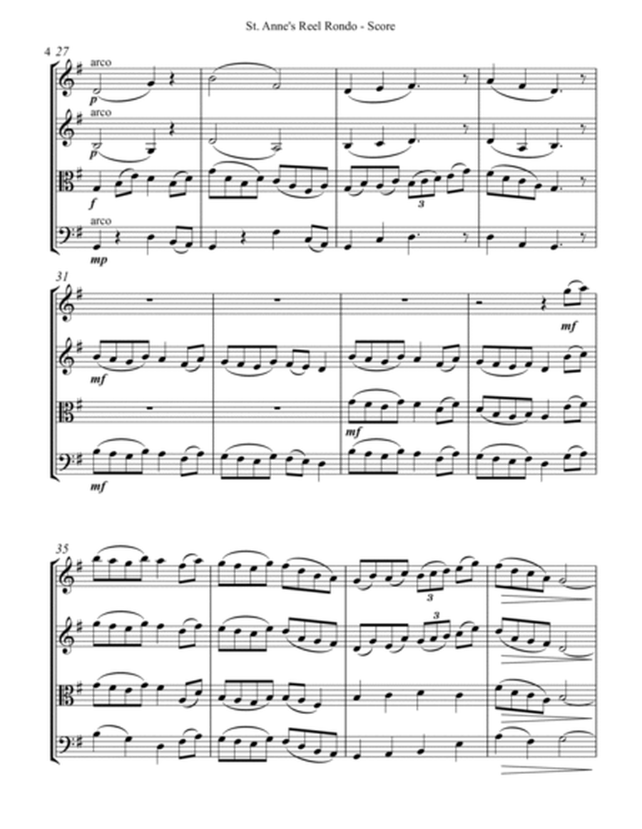 St. Anne’s Reel Rondo for String Quartet image number null
