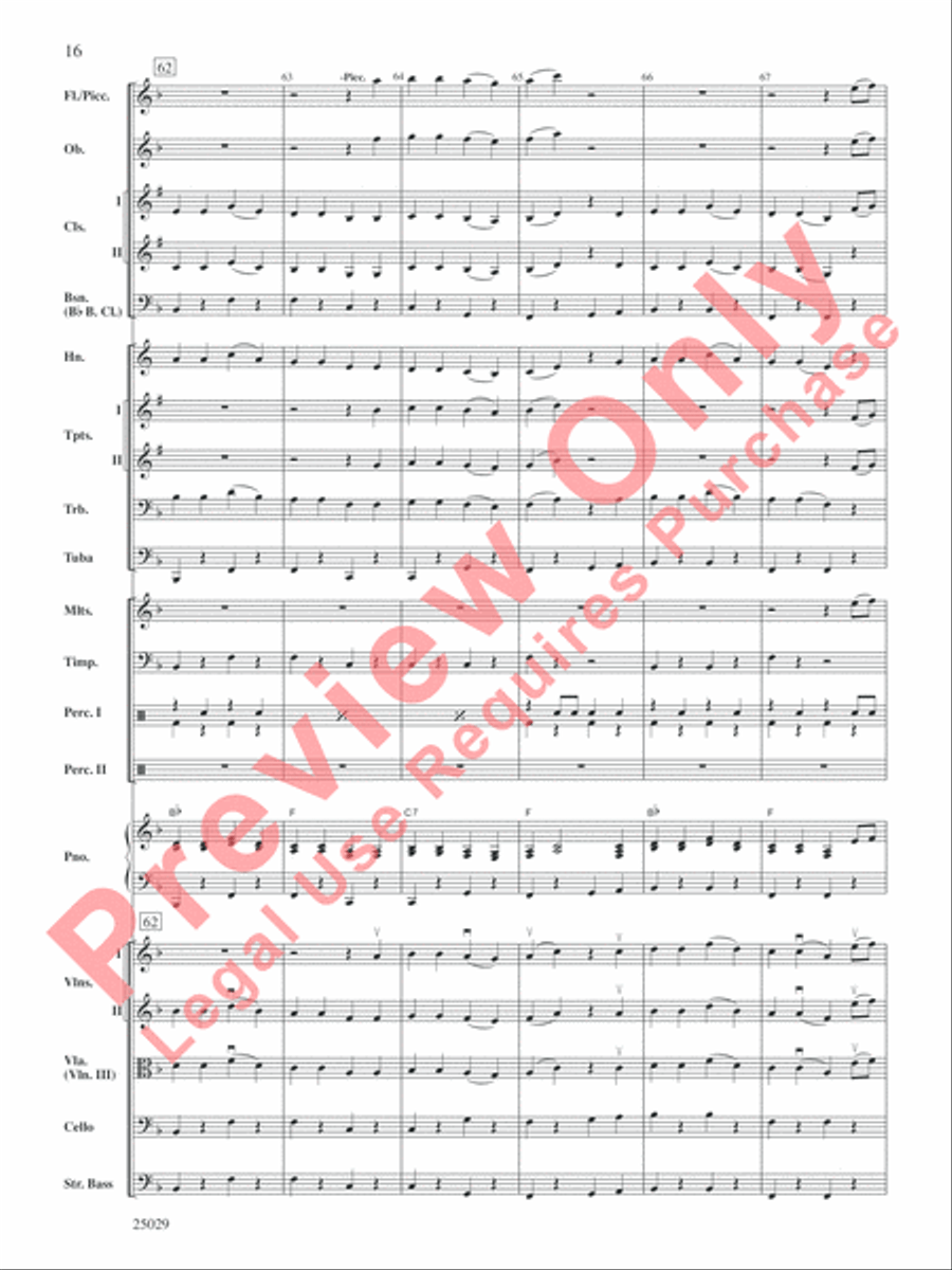 Charlie and the Chocolate Factory, Selections from the Original Movie Soundtrack Full Orchestra scores gallery preview page 17