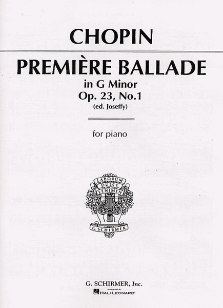 Ballade, Op. 23, No. 1 in G Minor