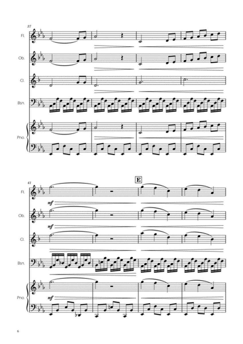 The Swan - Saint-Saens - Woodwind Quartet image number null