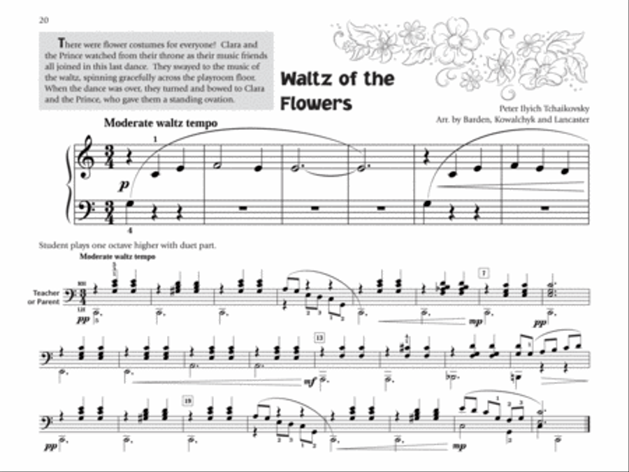 Music for Little Mozarts Little Mozarts Perform the Nutcracker Piano Method scores gallery preview page 4