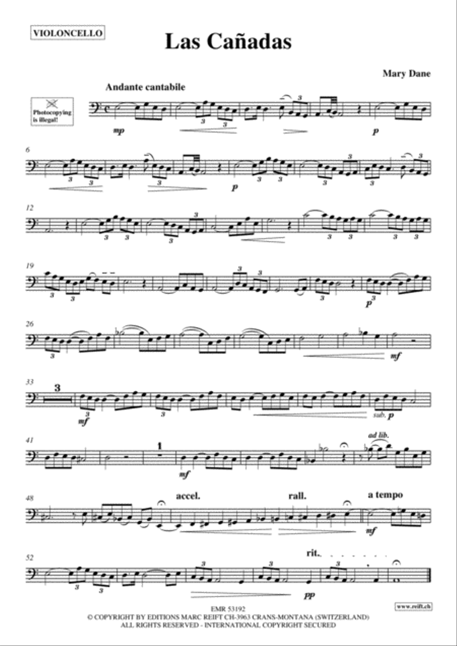 Las Canadas Piano Accompaniment scores gallery preview page 2